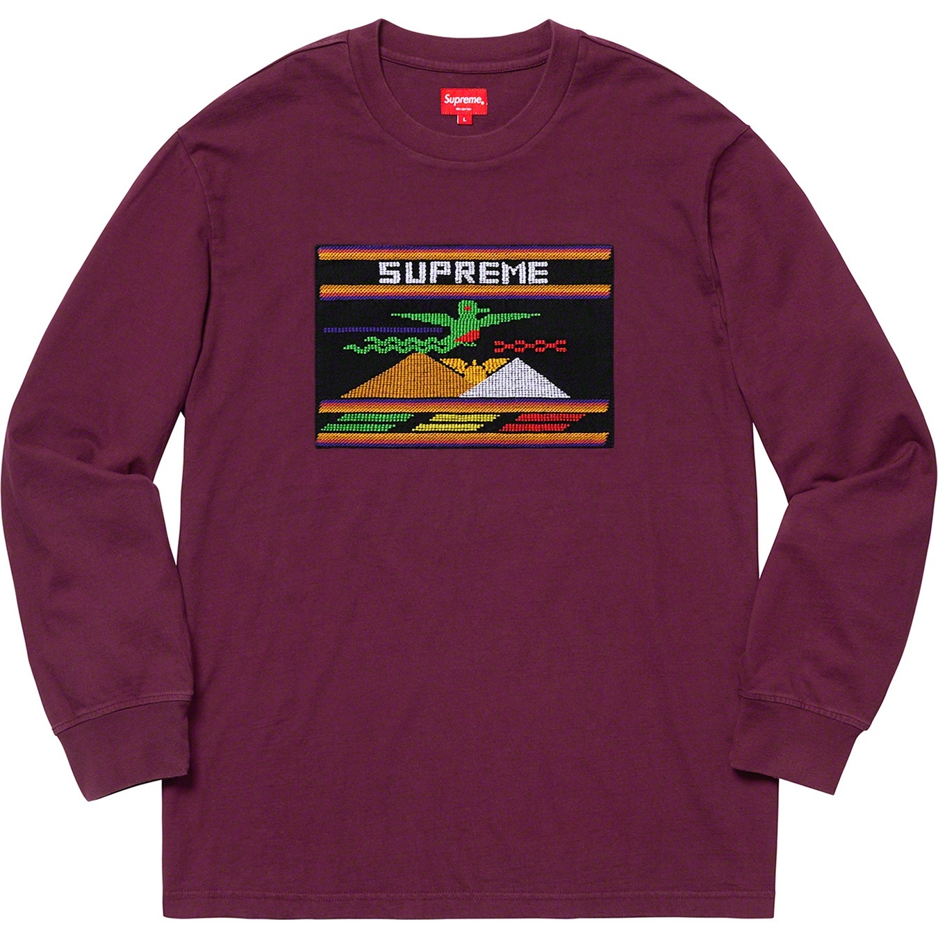 Needlepoint Patch L/S Top view 8